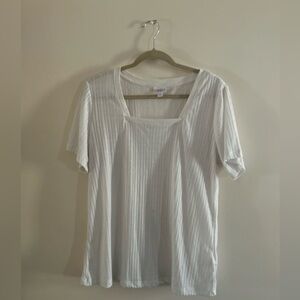 Lularoe Square Neck Short Sleeve Top